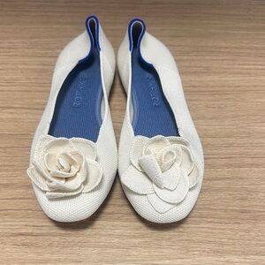 Rothy’s Cream Floral Ballet Flats for Women